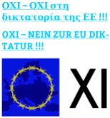 OXI - NEIN ZUR EU DIKTATUR